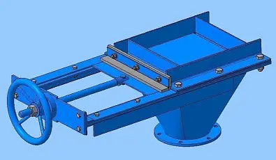 Затвор шиберный 3Ш-650х650-П 
